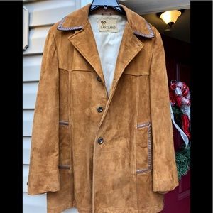 Vintage suede sport coat men’s size 42 great shape